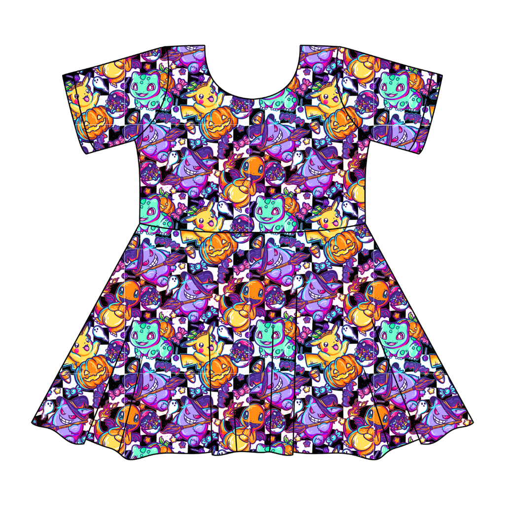 Pocket Monster - SIERRA - KNIT TWIRL DRESS - PRE ORDER