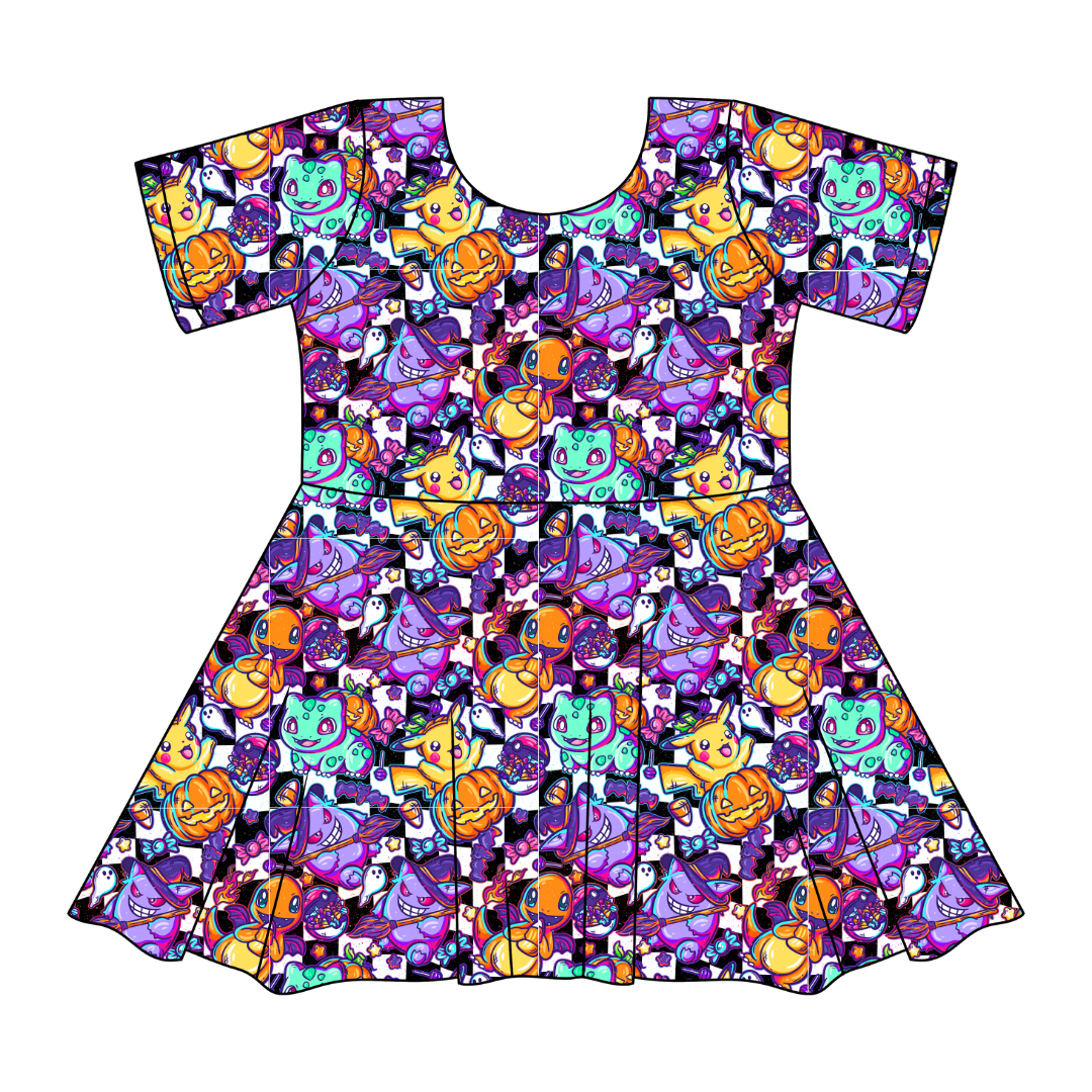 Pocket Monster - SIERRA - KNIT TWIRL DRESS - PRE ORDER