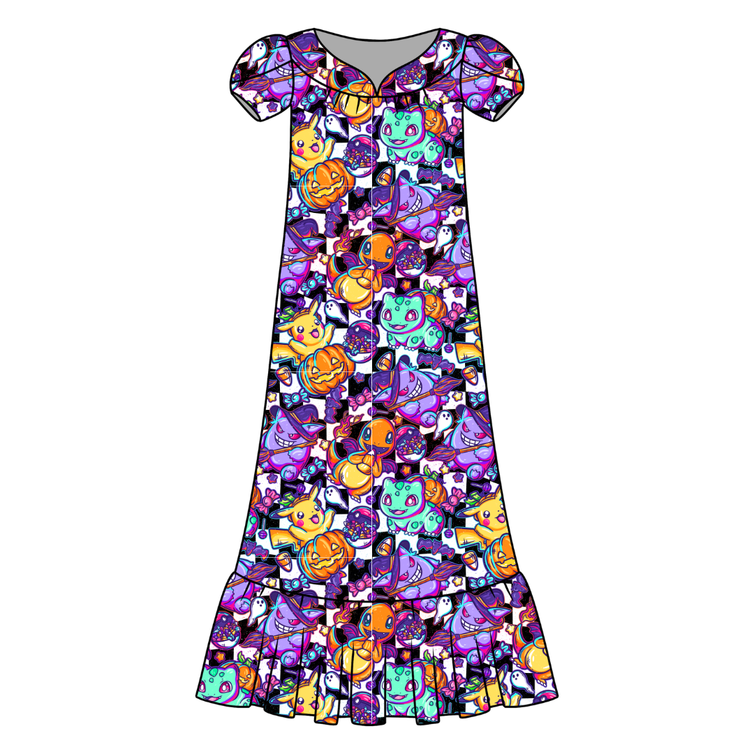 Pocket Monster Blanche Women's Mu'umu'u Bamboo - Pre Order