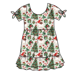 Evergreen Dreams Serenity Short Sleeve Lounge Dress - Bamboo - Pre Order - Christmas Special