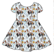 Big City Besties Honey Girl's Twirl Dress Bamboo - PRE ORDER