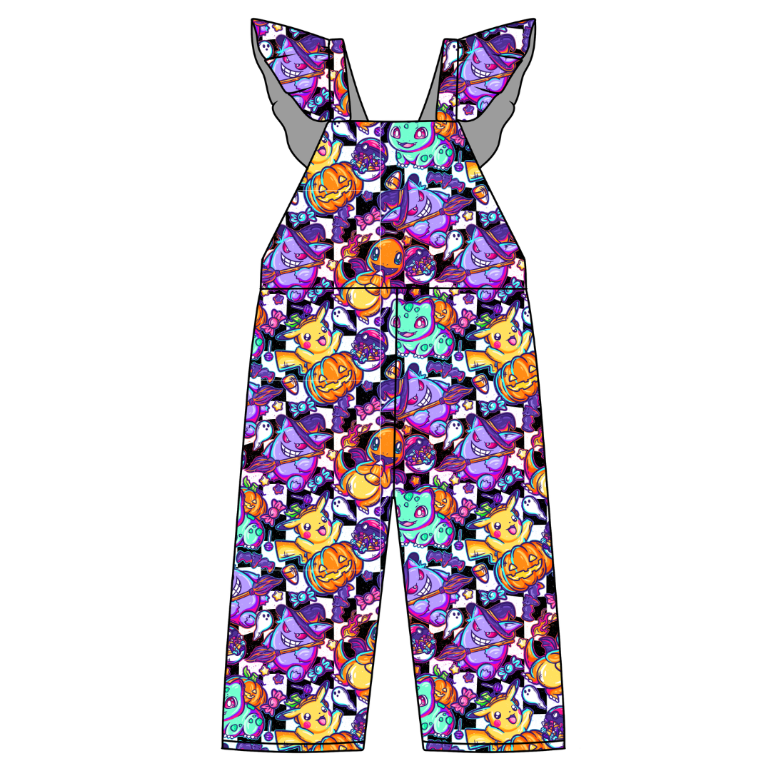 Pocket Monster - Daisy Girl's Flutter Jumpsuit Knit - PRE ORDER
