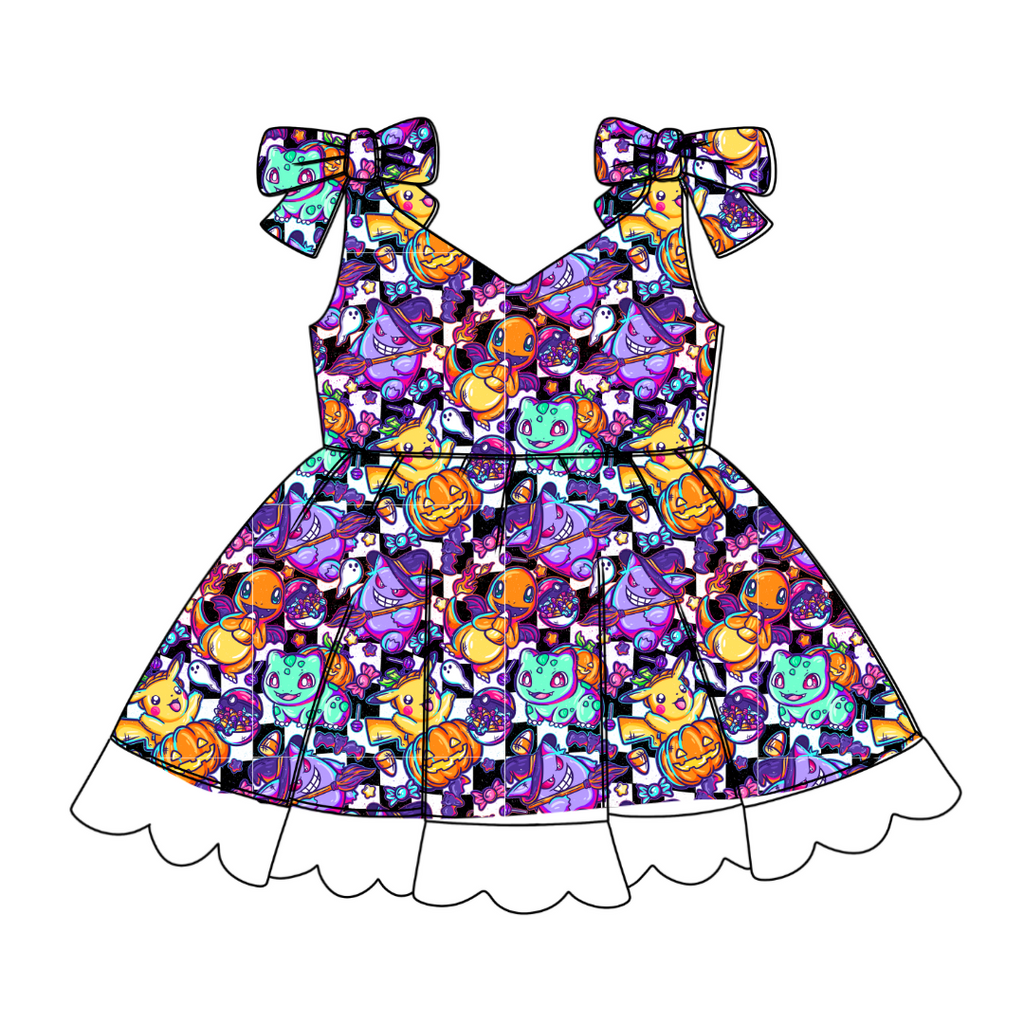 Pocket Monster - Zoe Twirl Party Dress - PRE ORDER