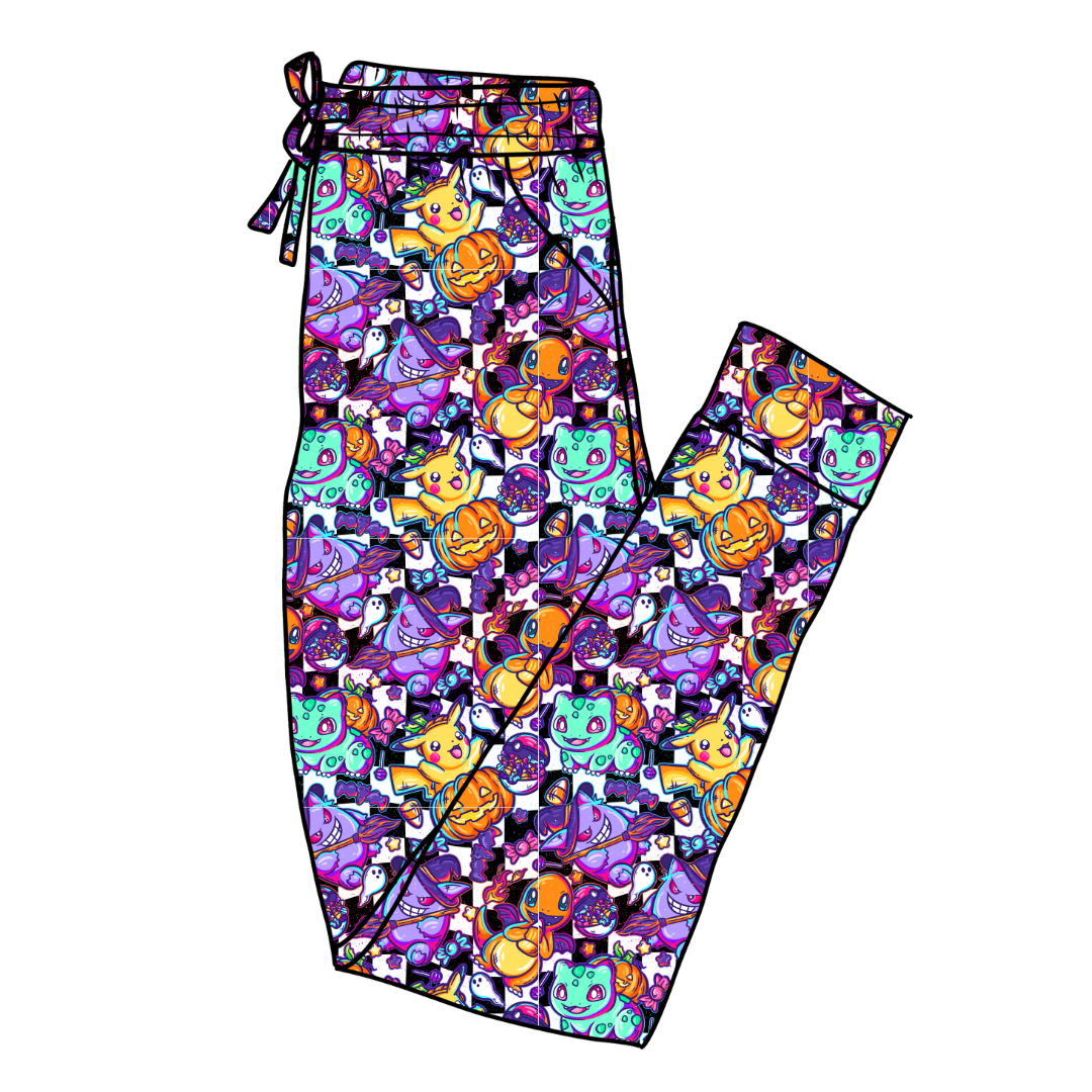 Pocket Monster Daze Adult Bamboo Joggers - Pre Order