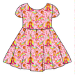 Fancy Schmancy Honey Girl's Twirl Dress Bamboo - PRE ORDER