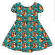 Friends Forever Honey Girl's Twirl Dress Bamboo - PRE ORDER