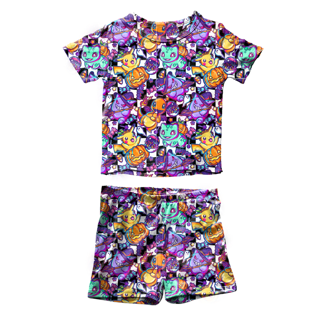 Pocket Monster Fawn Short Sleeve Short Set Bamboo - PRE ORDER