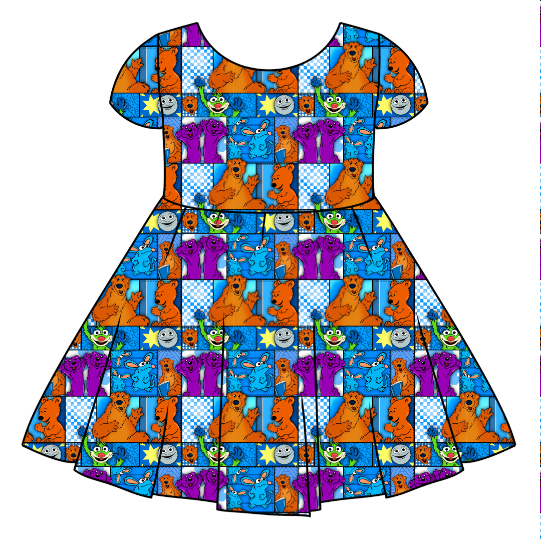 House of Blue Honey Girl's Twirl Dress Bamboo - PRE ORDER