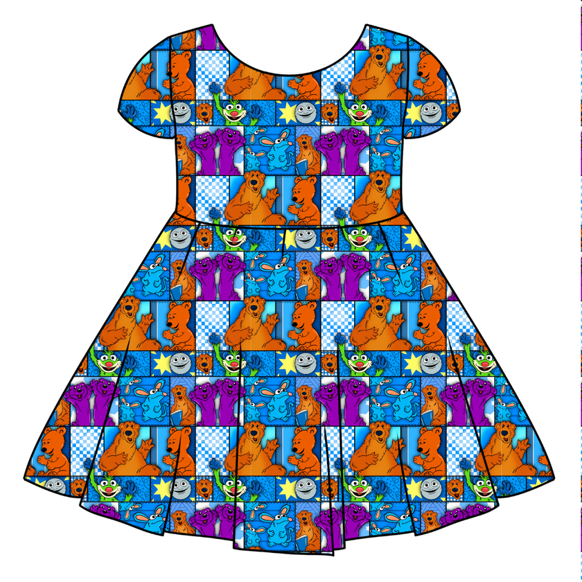 House of Blue Honey Girl's Twirl Dress Bamboo - PRE ORDER