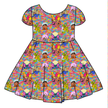 Sunny Side Friends Honey Girl's Twirl Dress Bamboo - PRE ORDER