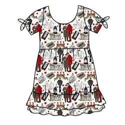 Alone at Home Serenity Short Sleeve Lounge Dress - Bamboo - Pre Order - Christmas Special