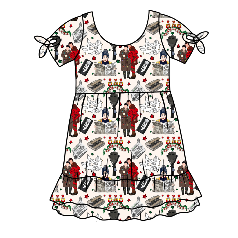 Alone at Home Serenity Short Sleeve Lounge Dress - Knit - Pre Order - Christmas Special
