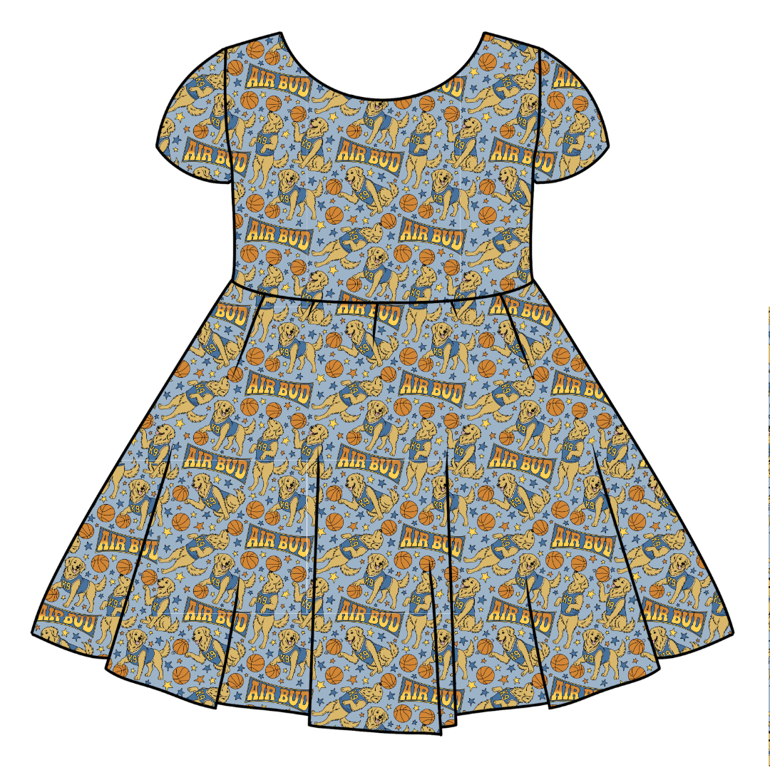 Golden MVP Honey Girl's Twirl Dress Bamboo - PRE ORDER
