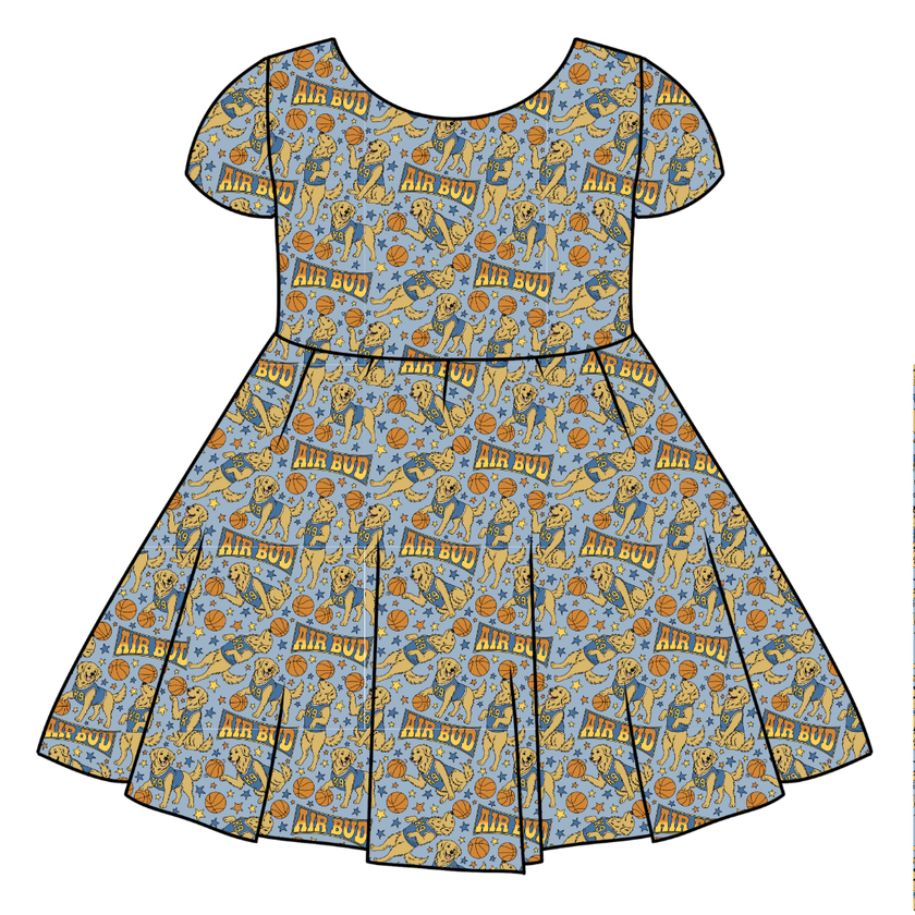 Golden MVP Honey Girl's Twirl Dress Bamboo - PRE ORDER