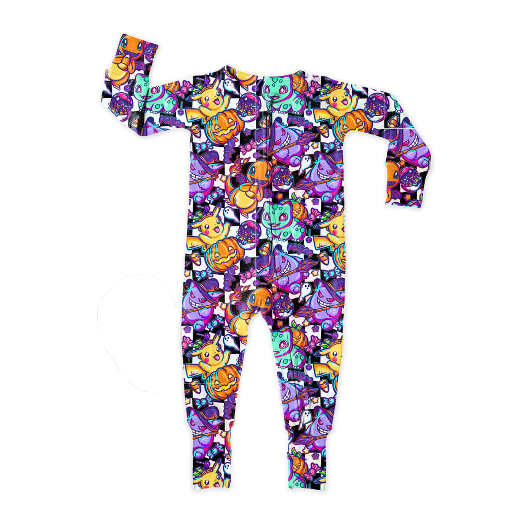 Pocket Monster Dreamland Long Sleeve Sleeper Bamboo - PRE ORDER