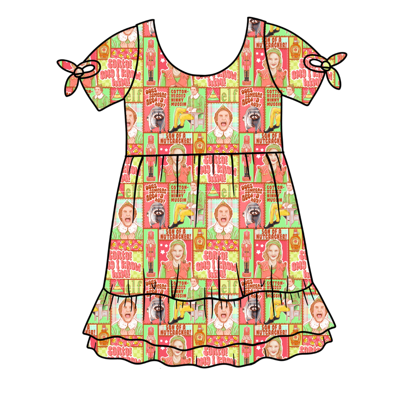 Someone Needs a Hug Serenity Short Sleeve Lounge Dress - Bamboo - Pre Order - Christmas Special