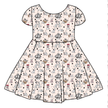 Spots & Daydreams Honey Girl's Twirl Dress Bamboo - PRE ORDER