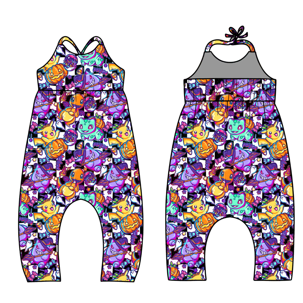 Pocket Monster - Brielle Halter Jumpsuit Knit - PRE ORDER
