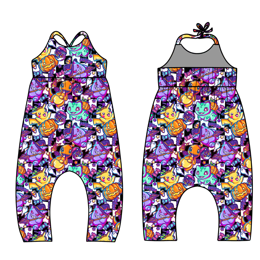 Pocket Monster - Brielle Halter Jumpsuit Knit - PRE ORDER