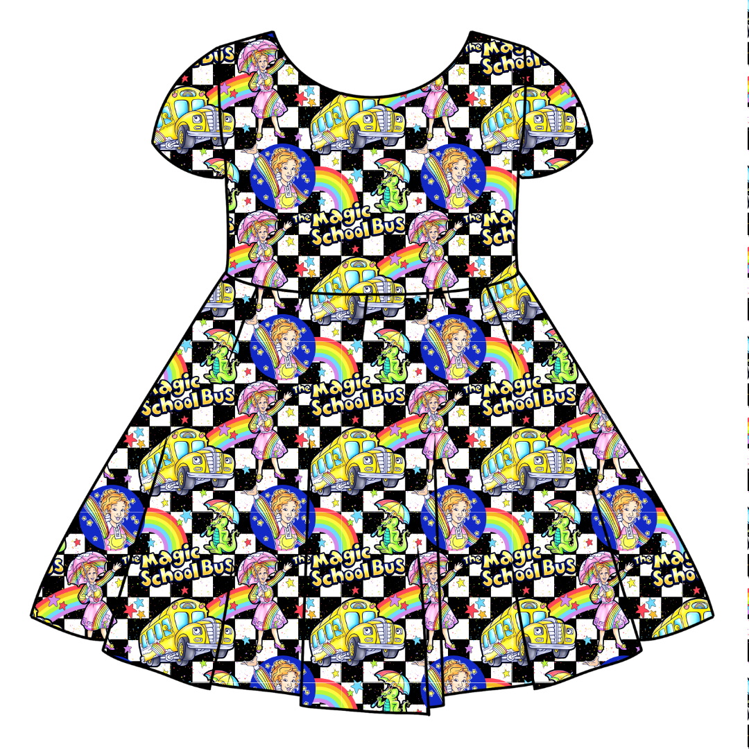 Magic School  Days Honey Girl's Twirl Dress Bamboo - PRE ORDER