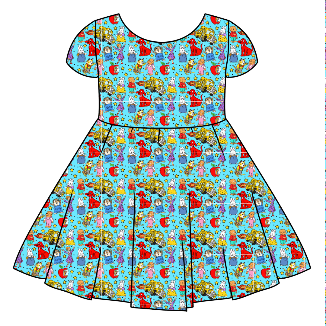 Growing Up Together Honey Girl's Twirl Dress Bamboo - PRE ORDER