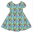 Growing Up Together Honey Girl's Twirl Dress Bamboo - PRE ORDER