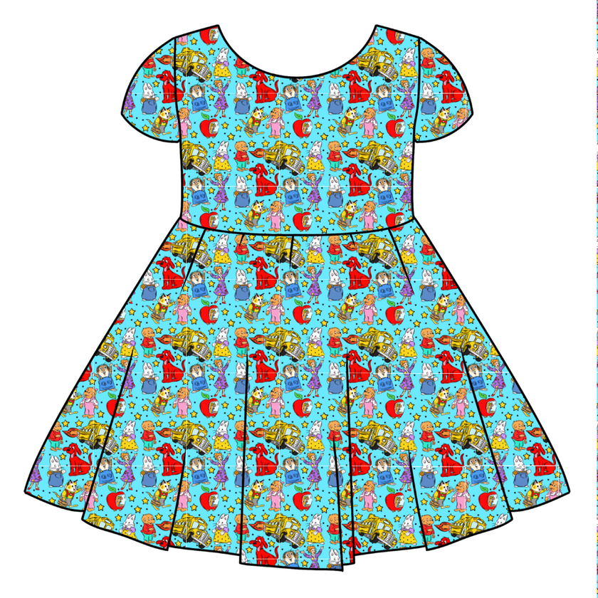 Growing Up Together Honey Girl's Twirl Dress Bamboo - PRE ORDER