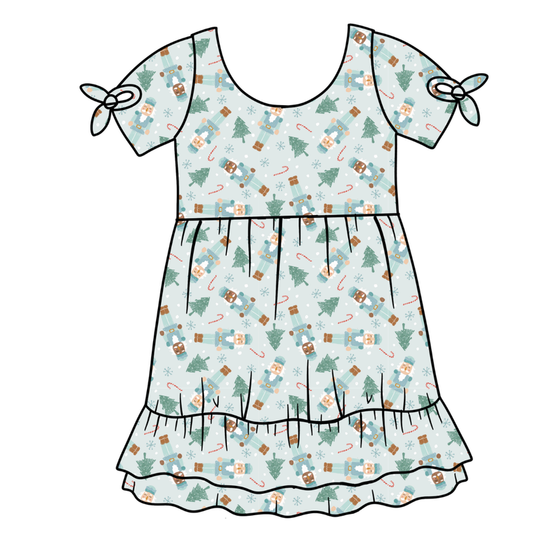 Christmas Kingdom Serenity Short Sleeve Lounge Dress - Knit - Pre Order - Christmas Special