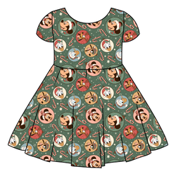 Main St Magic Honey Twirl Dress - Bamboo - Pre Order - Christmas Special