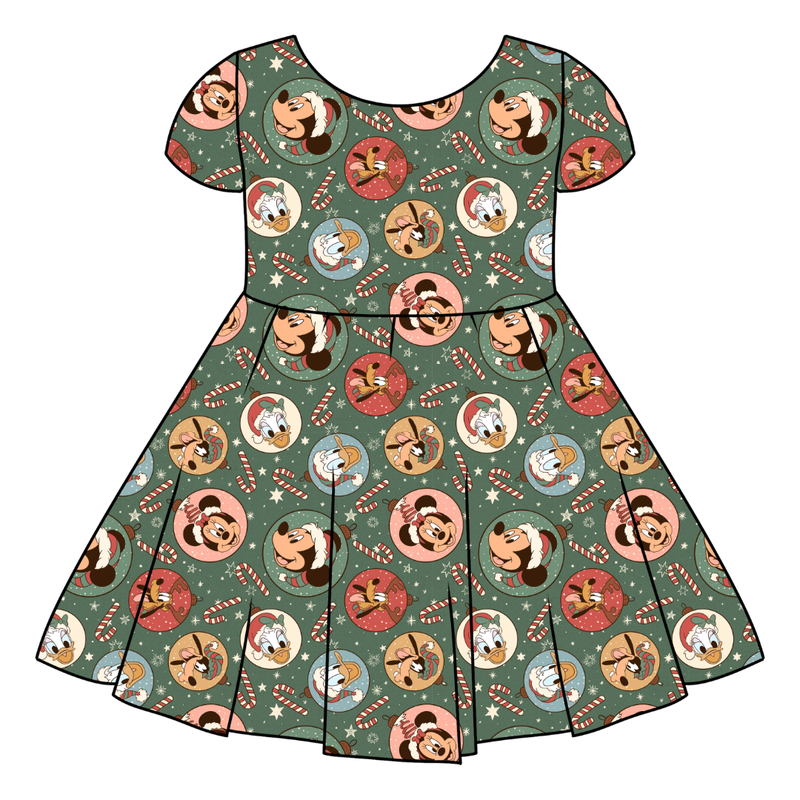 Main St Magic Honey Twirl Dress - Bamboo - Pre Order - Christmas Special