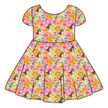 Wild & Free Honey Girl's Twirl Dress Bamboo - PRE ORDER