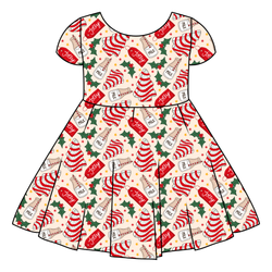 Tree Cakes Honey Twirl Dress - Bamboo - Pre Order - Christmas Special