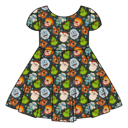 Classic Christmas Mischief Honey Twirl Dress - Bamboo - Pre Order - Christmas Special