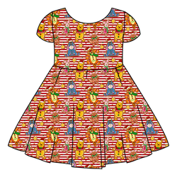 Hunny Acre Cookies Honey Twirl Dress - Bamboo - Pre Order - Christmas Special