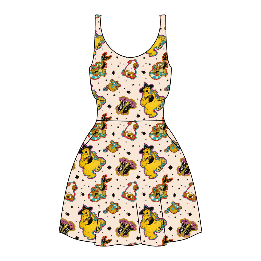 Halloween Bear - Women's Reverie Dress - Pre Order