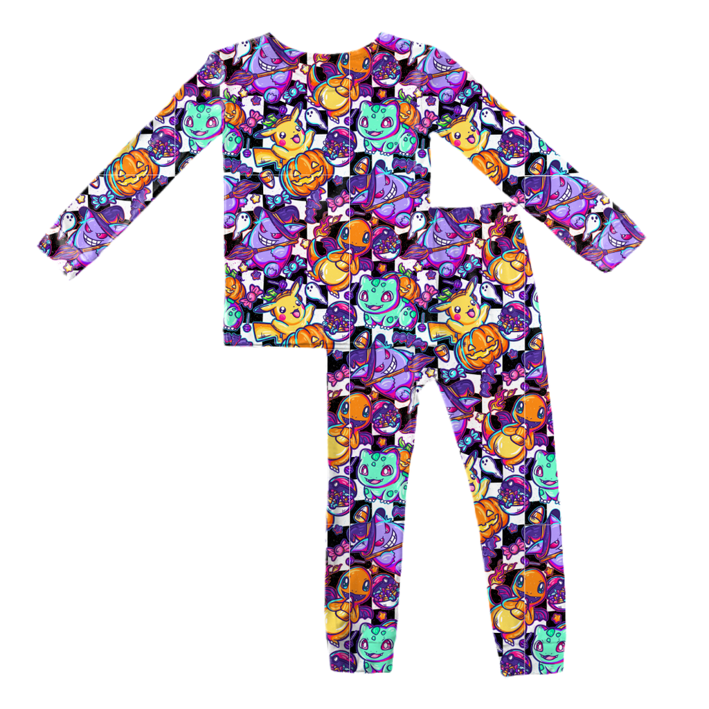 Pocket Monster Slumber Bamboo Long Sleeve Pants Set - PRE ORDER
