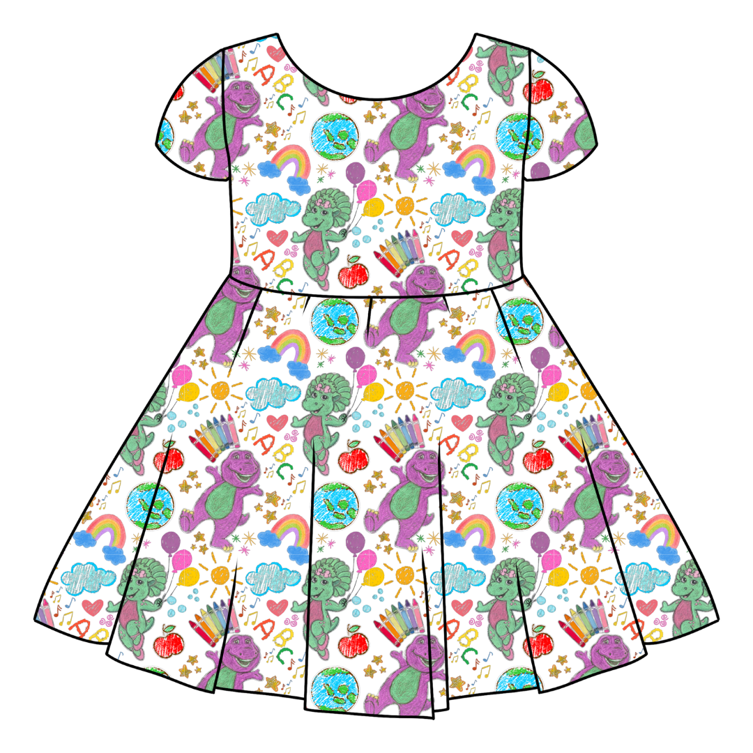 Learning is Magic Honey Girl's Twirl Dress Bamboo - PRE ORDER