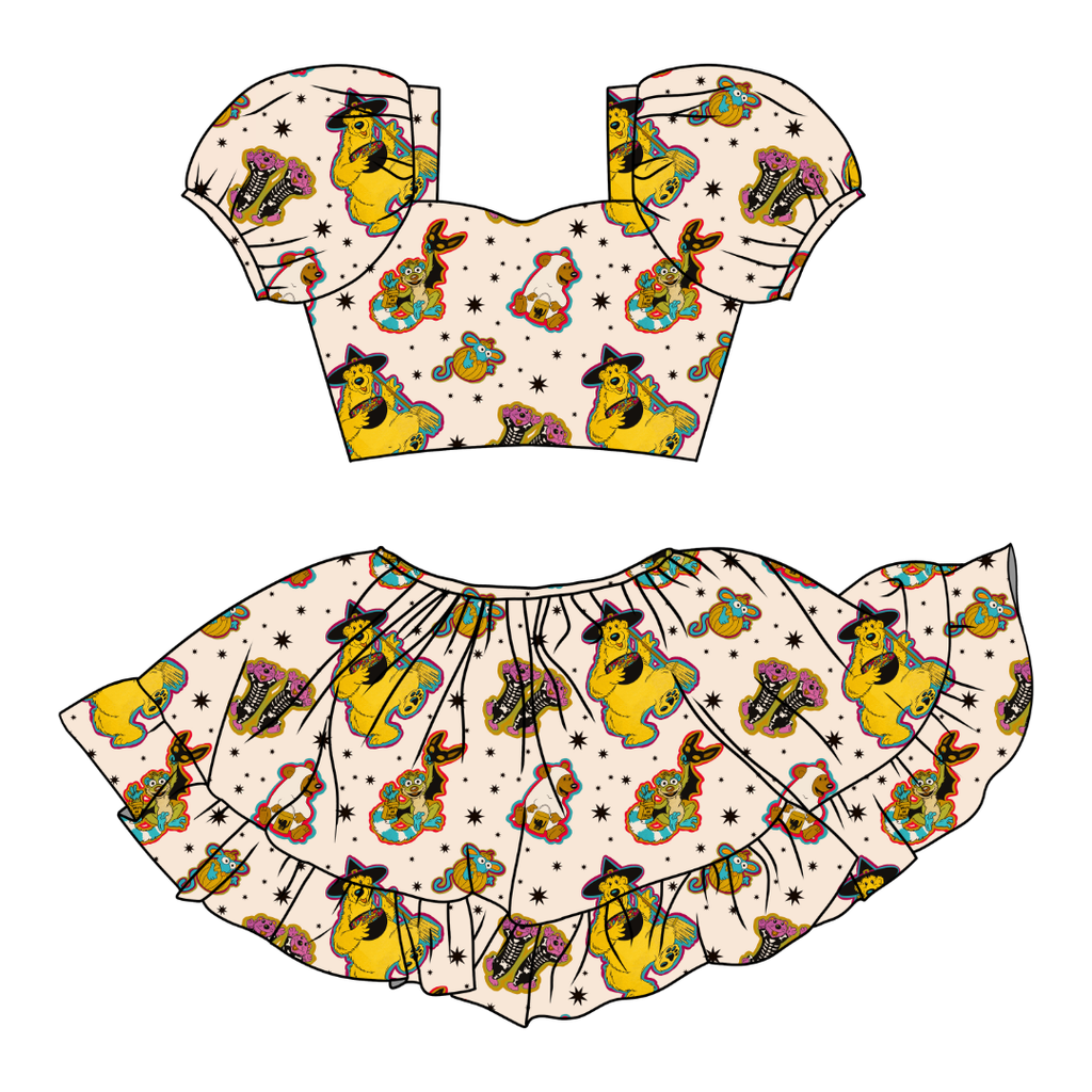 Halloween Bear - Starlet Skirt Set Knit - PRE ORDER