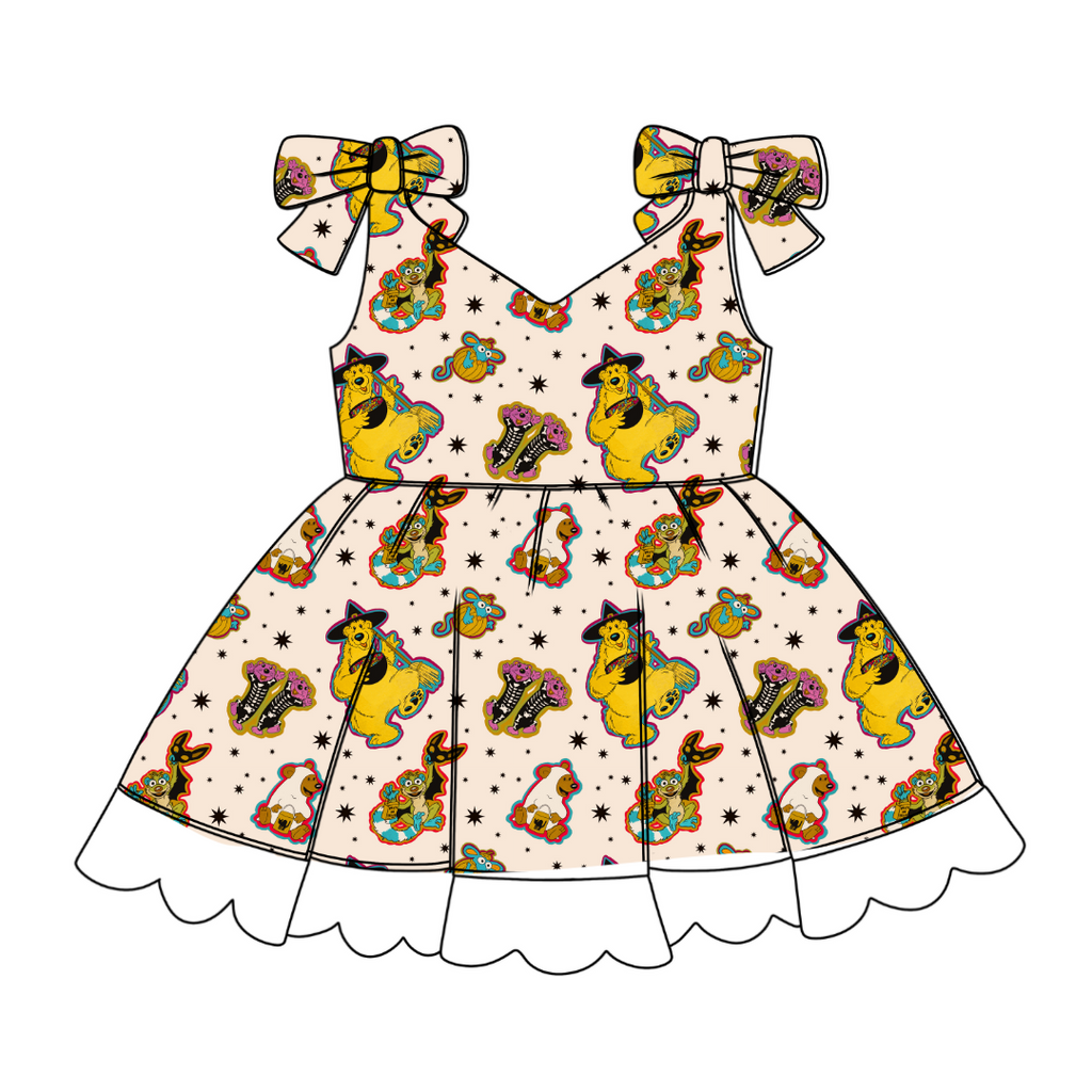 Halloween Bear - Zoe Twirl Party Dress - PRE ORDER