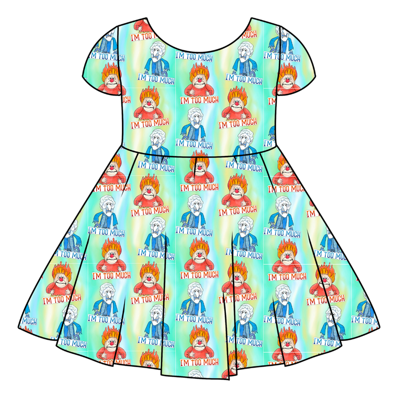 Too Much Christmas Honey Twirl Dress - Bamboo - Pre Order - Christmas Special