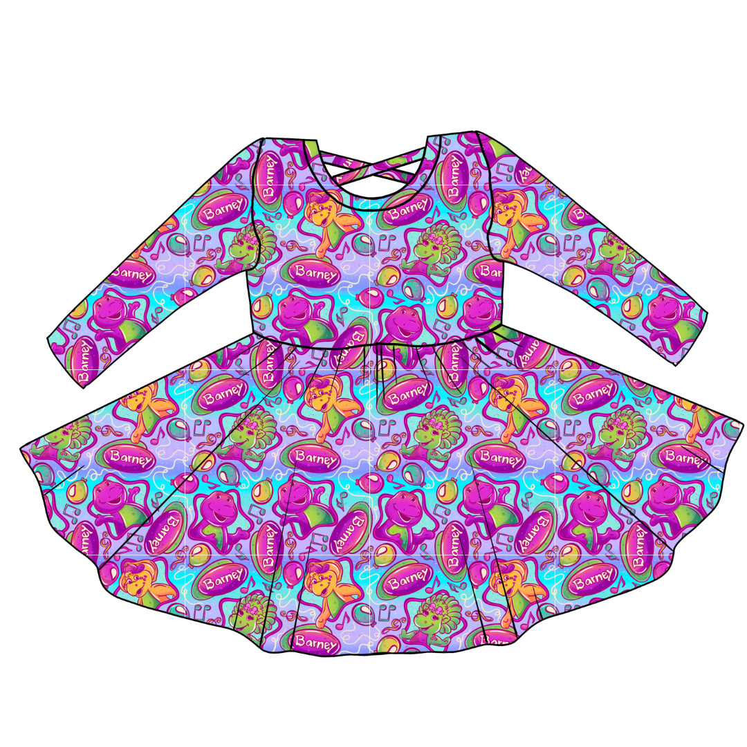 Imagination - Violet Long Sleeve Dress Knit - PRE ORDER