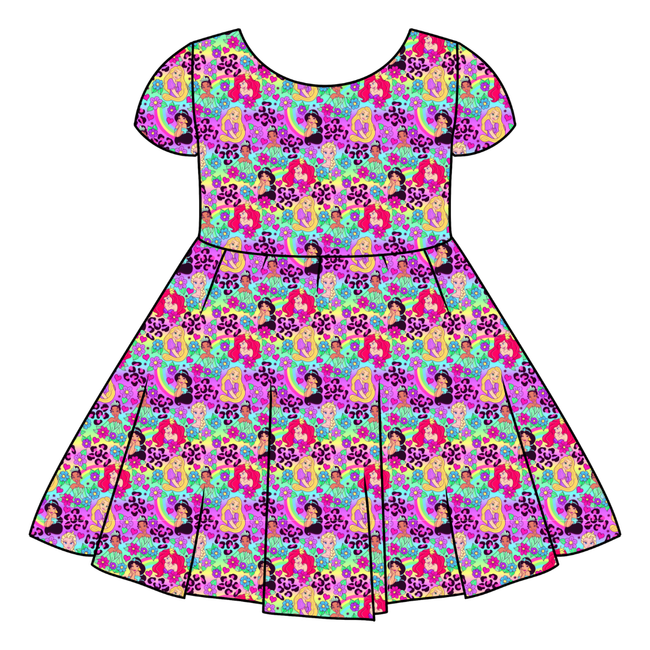 Dream Girl Era Honey Girl's Twirl Dress Bamboo - PRE ORDER