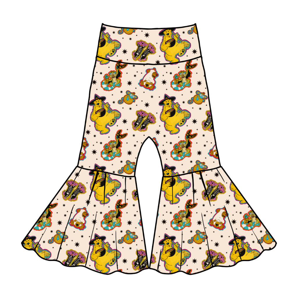 Halloween Bear - Mirage Knit Flares - PRE ORDER