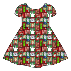 Christmas through the Years Honey Twirl Dress - Bamboo - Pre Order - Christmas Special