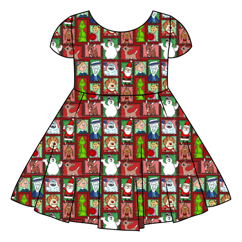 Christmas through the Years Honey Twirl Dress - Bamboo - Pre Order - Christmas Special