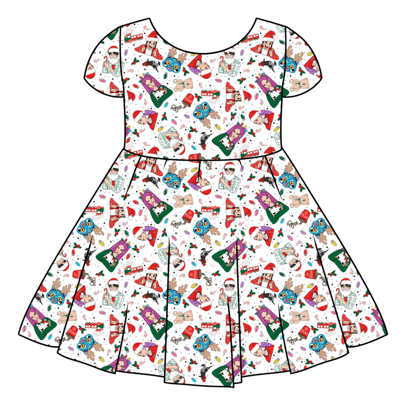 Holiday Harmony Honey Twirl Dress - Bamboo - Pre Order - Christmas Special