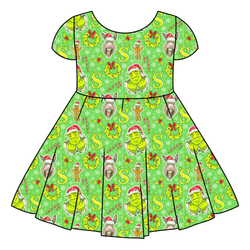Swamp Bells Honey Twirl Dress - Bamboo - Pre Order - Christmas Special