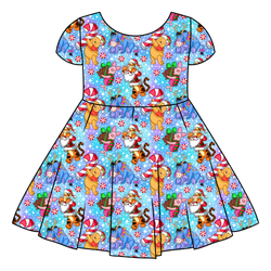 Holiday Hunny Honey Twirl Dress - Bamboo - Pre Order - Christmas Special