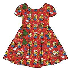 Holiday Shenanigans Honey Twirl Dress - Bamboo - Pre Order - Christmas Special