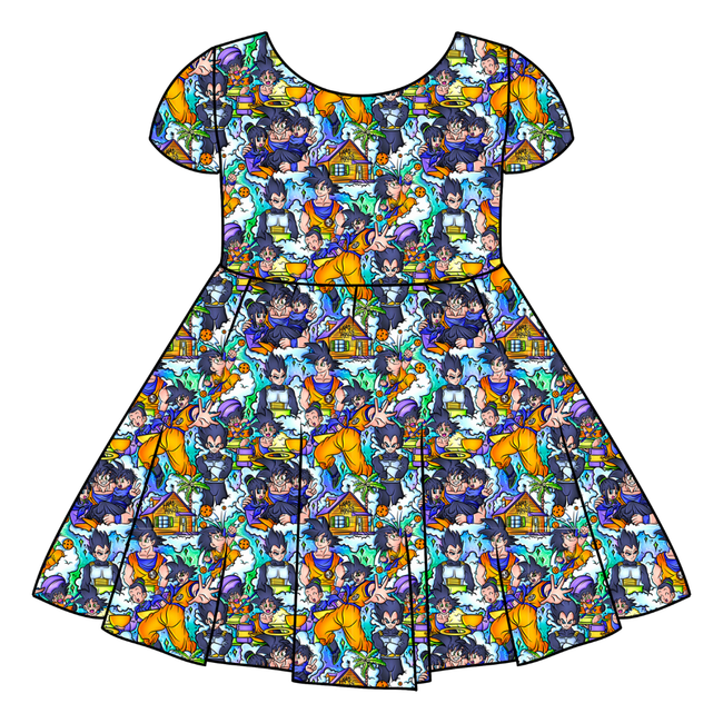 Limitless Honey Girl's Twirl Dress Bamboo - PRE ORDER